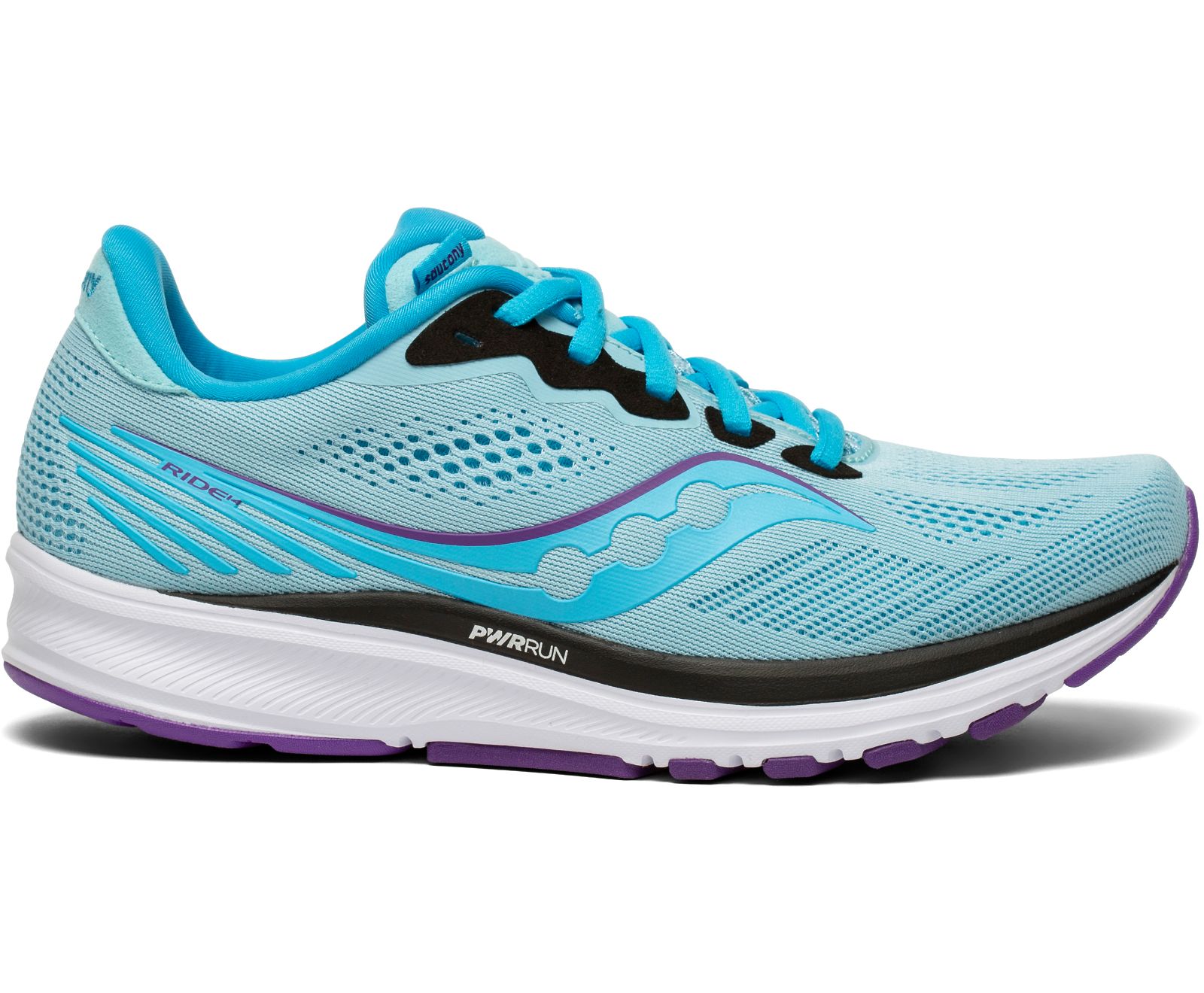 Blue Women\'s Saucony Ride 14 Running Shoes | RHIJK3570