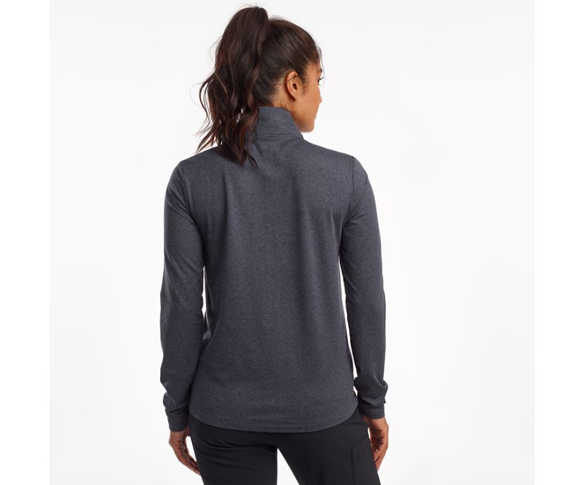 Blue Women's Saucony Sunday 1/4 Zip Jackets | JEQOT5283