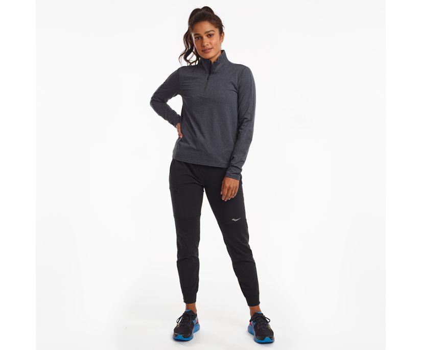 Blue Women's Saucony Sunday 1/4 Zip Jackets | JEQOT5283