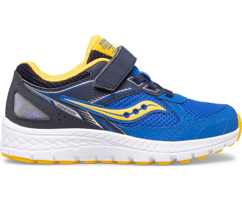 Blue / Yellow Kids' Saucony Cohesion 14 A/C Sneakers | ENBDS7648