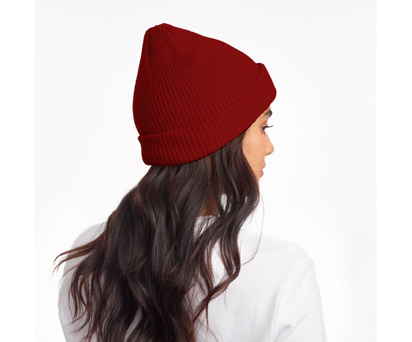 Burgundy Women's Saucony Rested Beanies | LCFZB2706