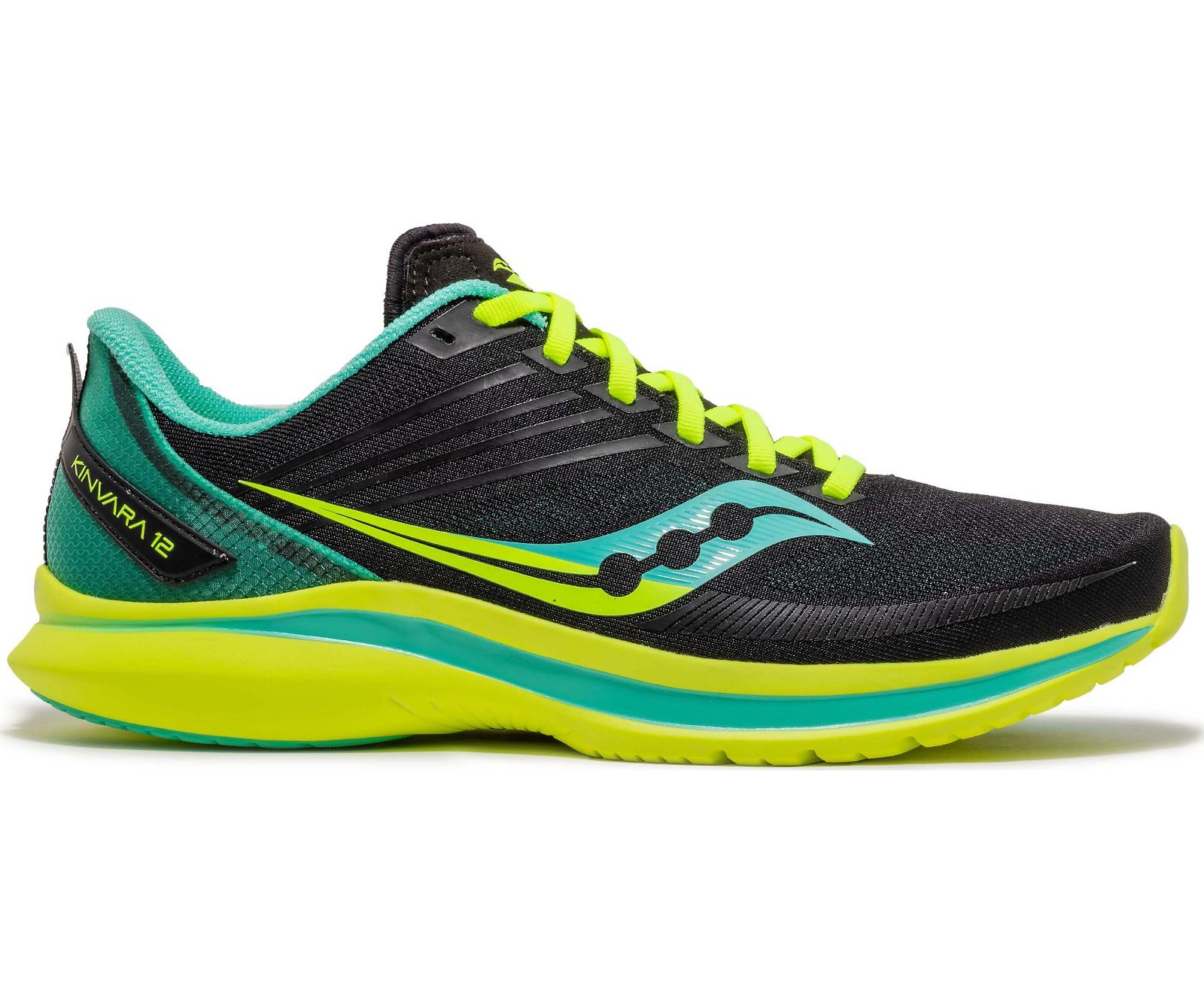 Green Men\'s Saucony Kinvara 12 Running Shoes | AXWFU4871