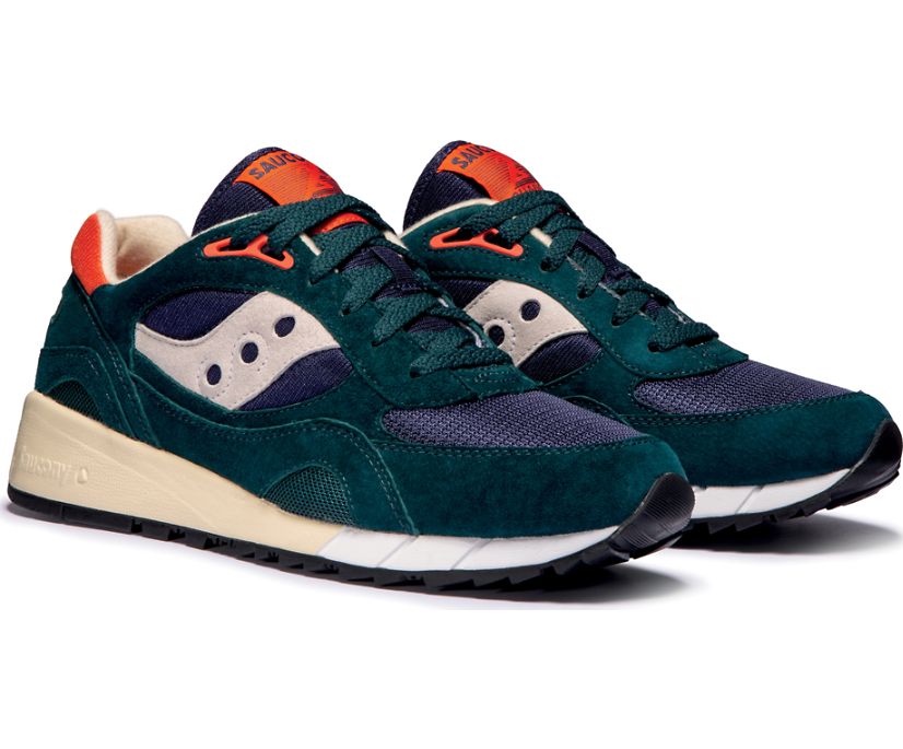 Green / Navy Women's Saucony Shadow 6000 Originals | TEFNI9528