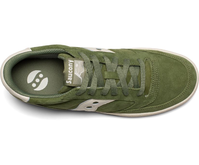 Green Women's Saucony Jazz Court Nubuck Originals | ISMDF5476