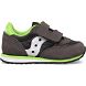 Grey / Black / Green Kids' Saucony Baby Jazz Hook & Loop Sneakers | VZSEQ9374