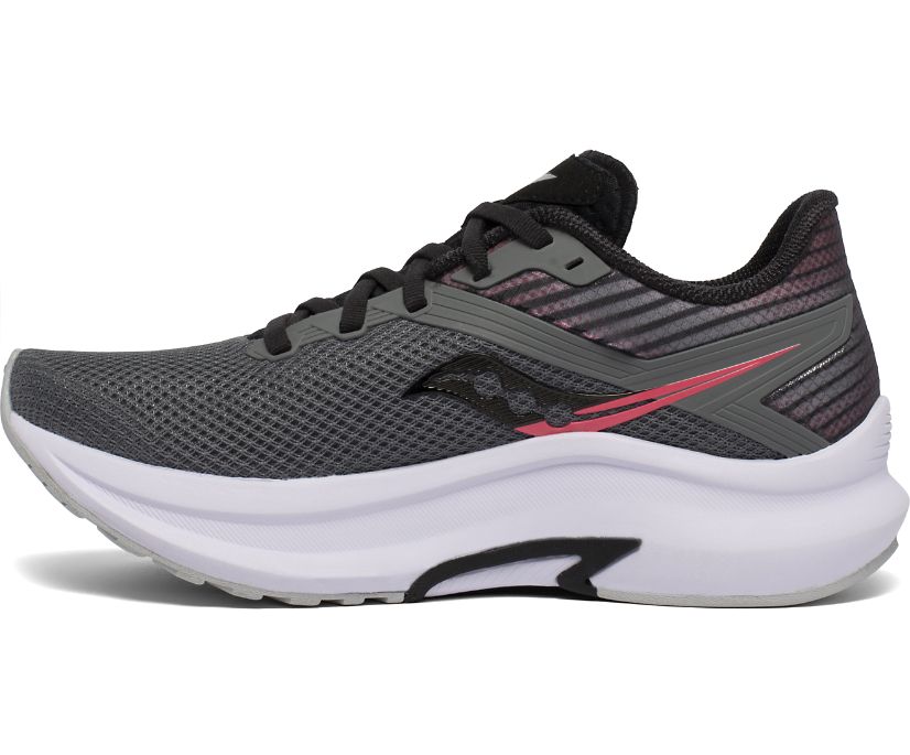 Grey / Black Women's Saucony Axon Running Shoes | ETPCU0169