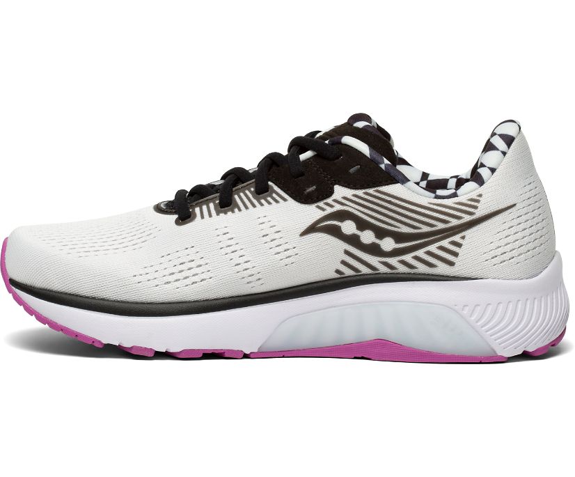 Grey / Black Women's Saucony Guide 14 Running Shoes | YBULM9608