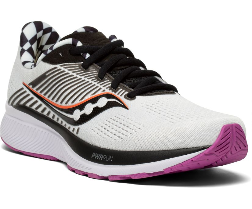 Grey / Black Women's Saucony Guide 14 Running Shoes | YBULM9608