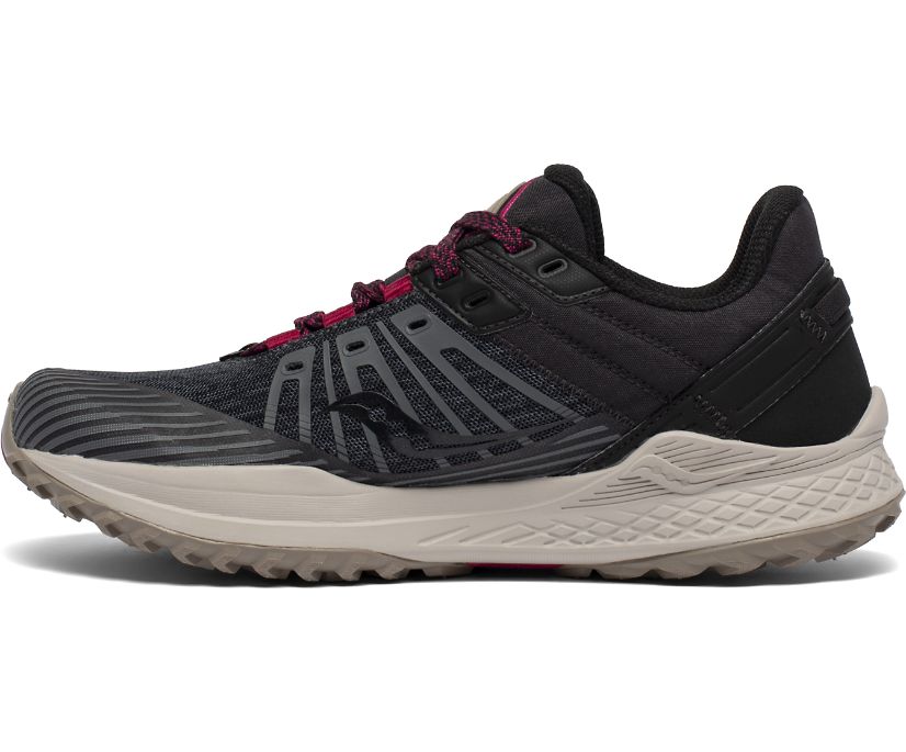 Grey / Black Women's Saucony Mad River Tr 2 Trail Running Shoes | WZGOT5410