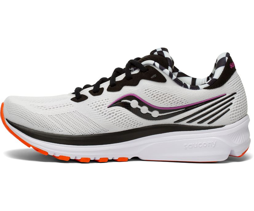 Grey / Black Women's Saucony Ride 14 Running Shoes | CATMP2685