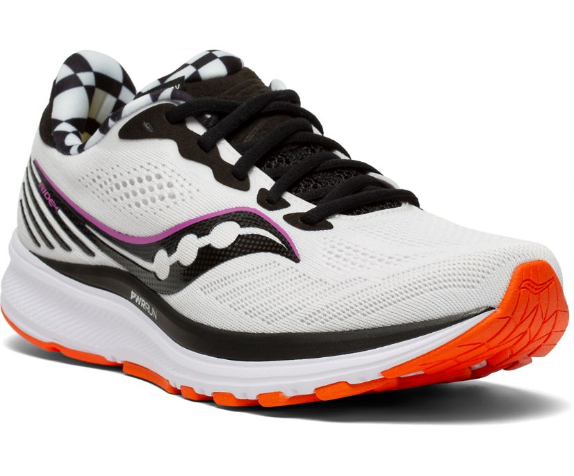 Grey / Black Women's Saucony Ride 14 Running Shoes | CATMP2685