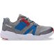 Grey / Blue / Red Kids' Saucony Vertex Lace Sneakers | BHAOX4209