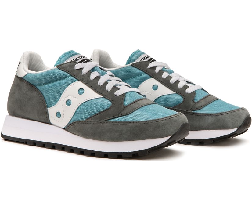 Grey / Blue / White Women's Saucony Jazz 81 Originals | AWIMD5281