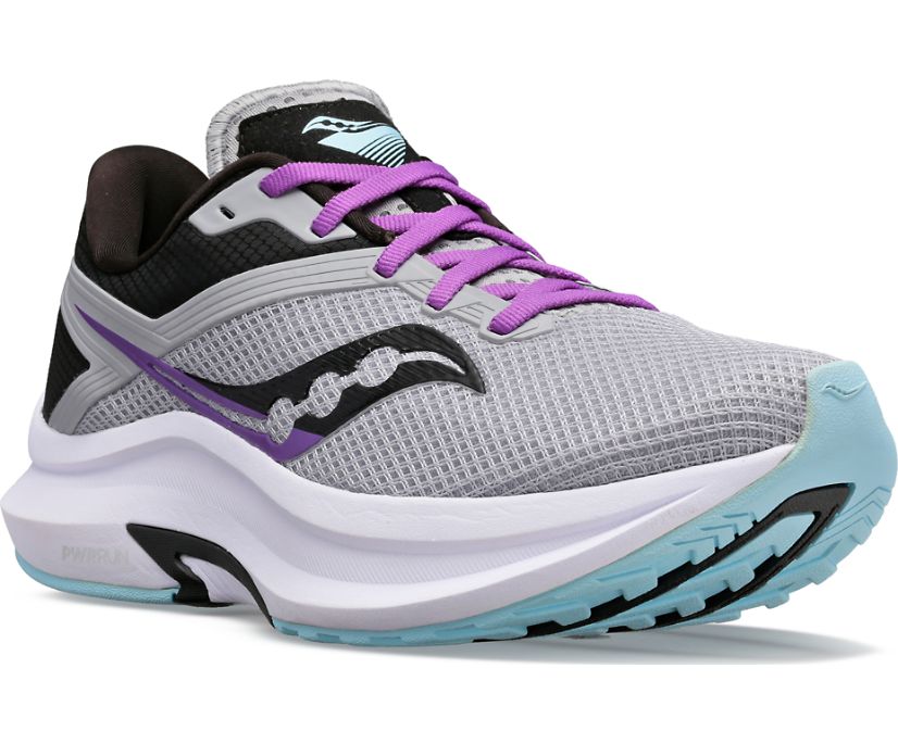 Grey / Blue Women's Saucony Axon Running Shoes | GCMRH2859