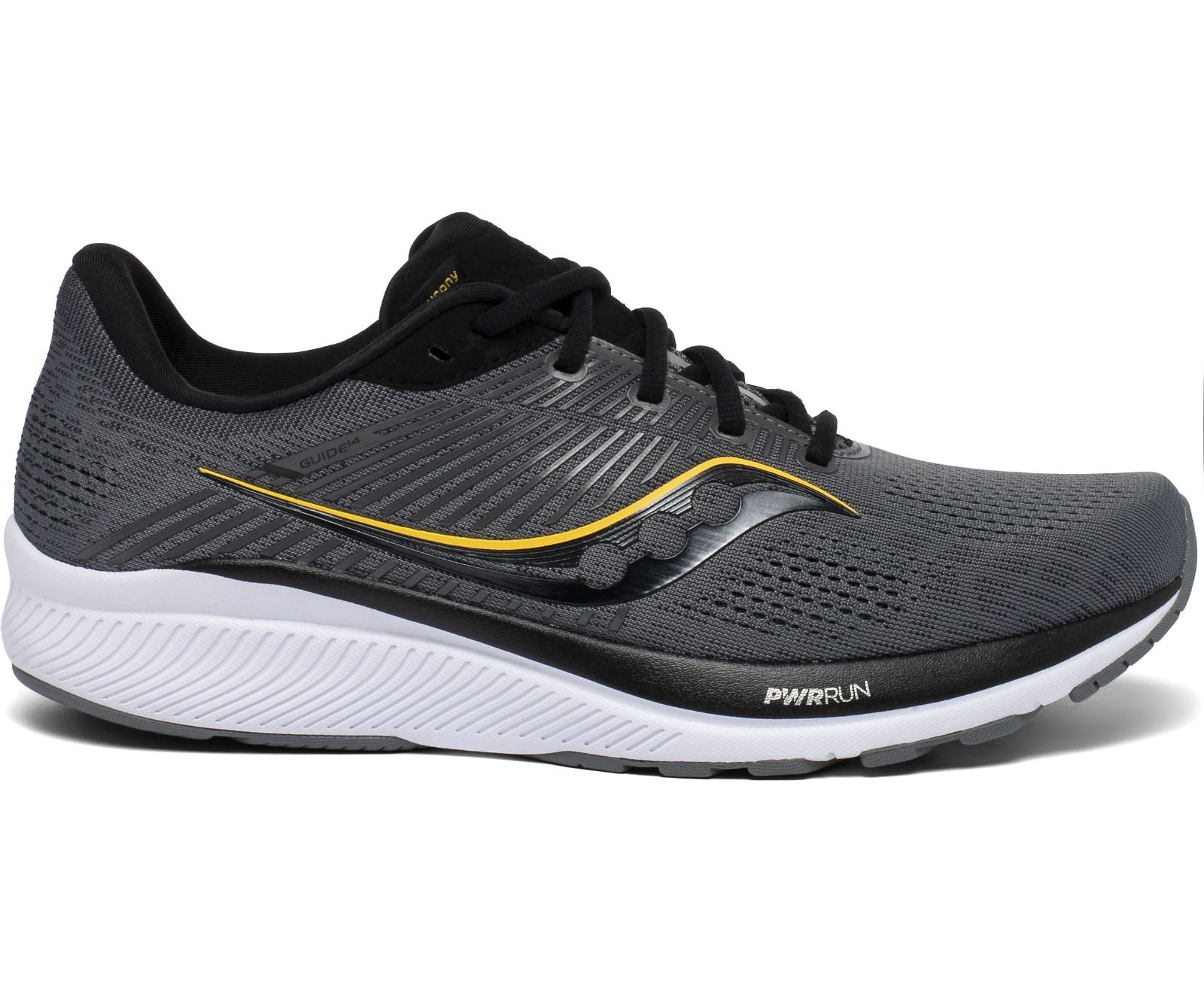 Grey / Gold Men\'s Saucony Guide 14 Running Shoes | PEIYS5924