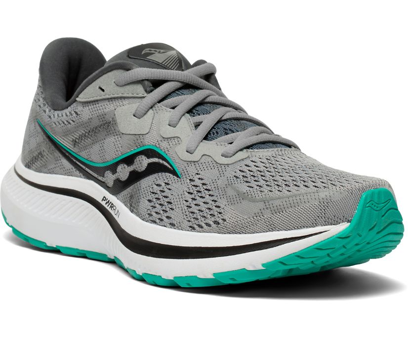 Grey / Mint Women's Saucony Omni 20 Running Shoes | UCNSA8725