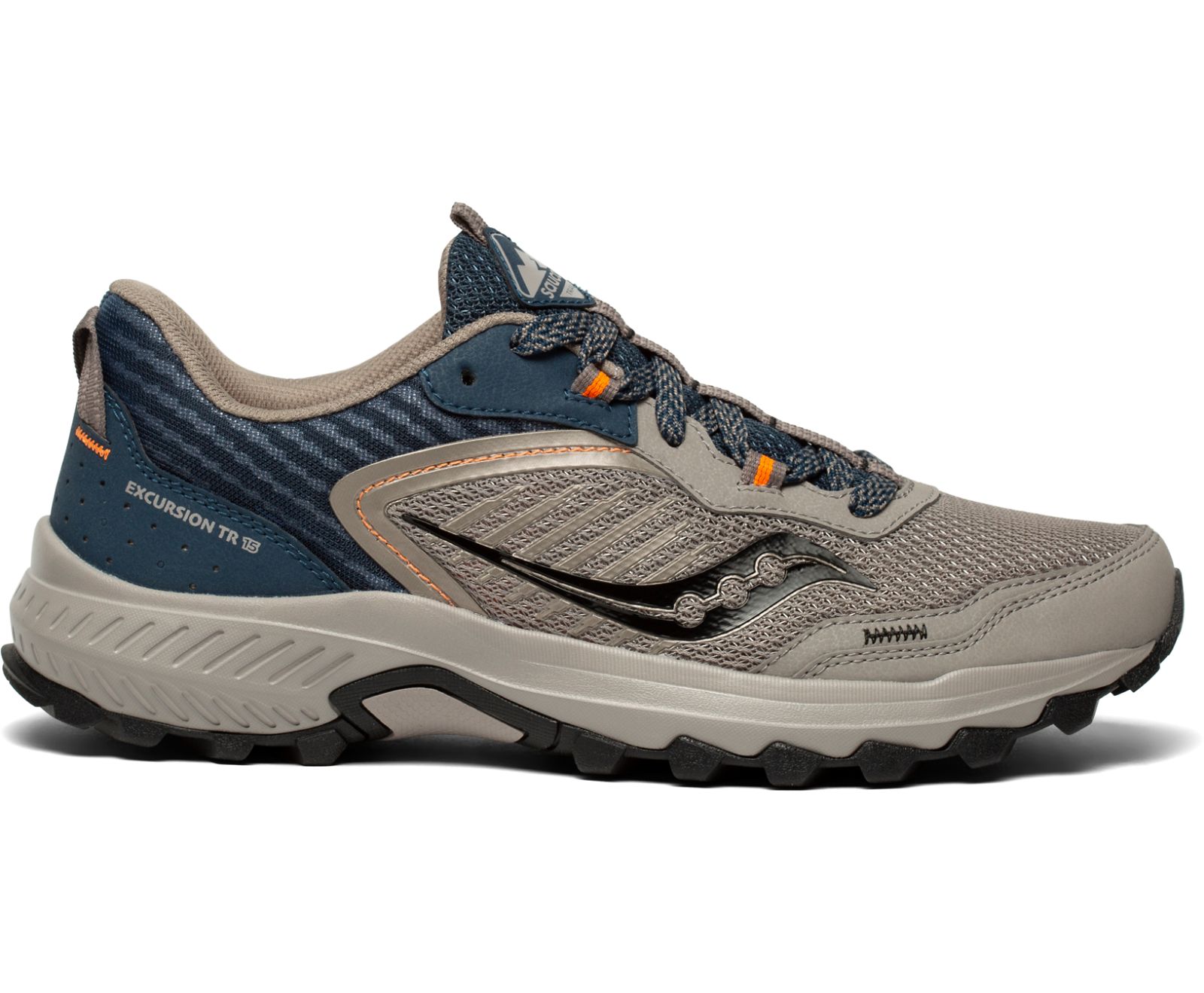 Grey / Navy Men\'s Saucony Excursion Tr15 Trail Running Shoes | CBMXG3120