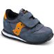 Grey / Orange Kids' Saucony Baby Jazz Hook & Loop Sneakers | GKOBA2457