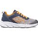 Grey / Orange / Navy Kids' Saucony Wind Lace Sneakers | UIFBP6018