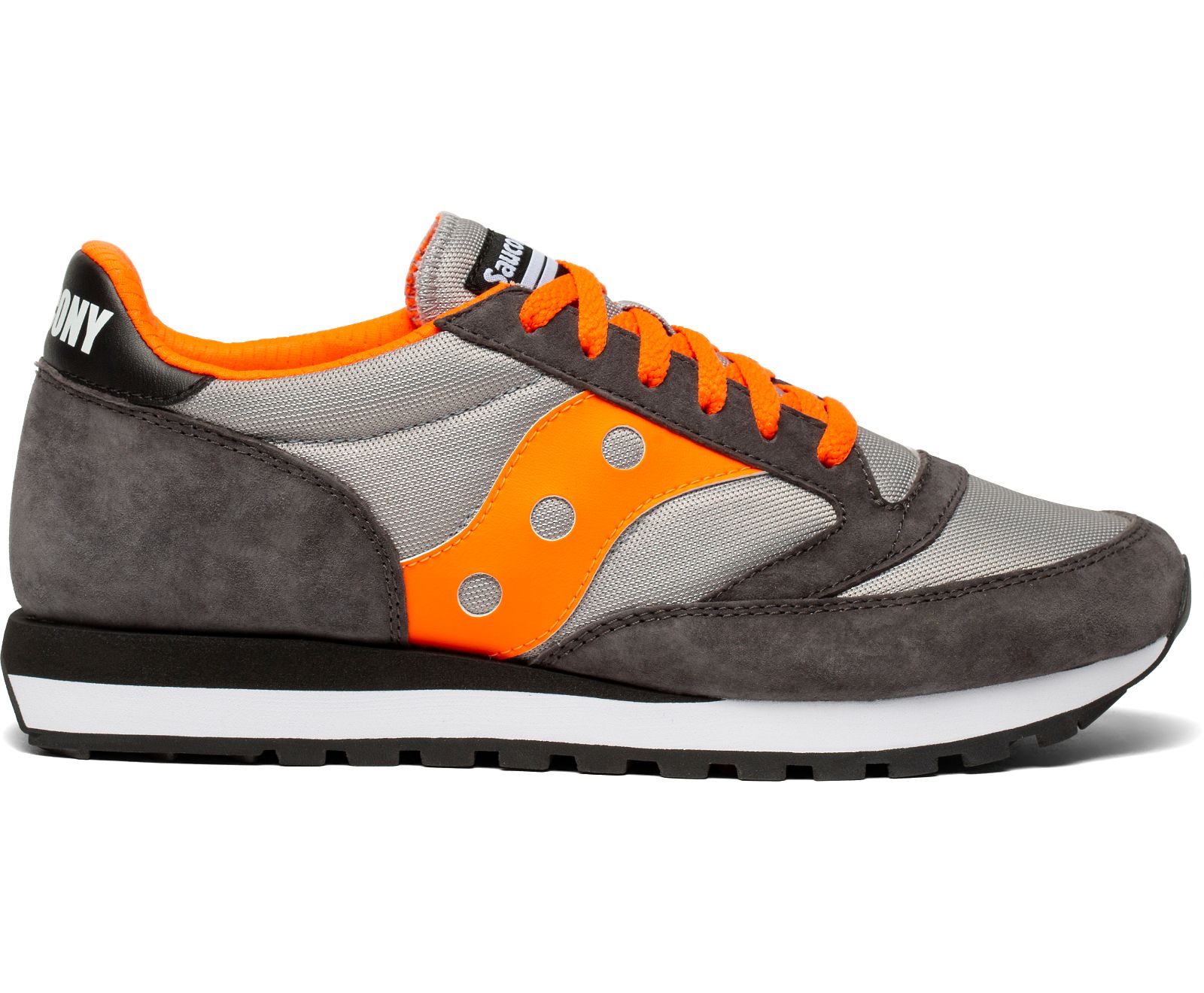 Grey / Orange / White Men\'s Saucony Jazz 81 Originals | OMSHV6357