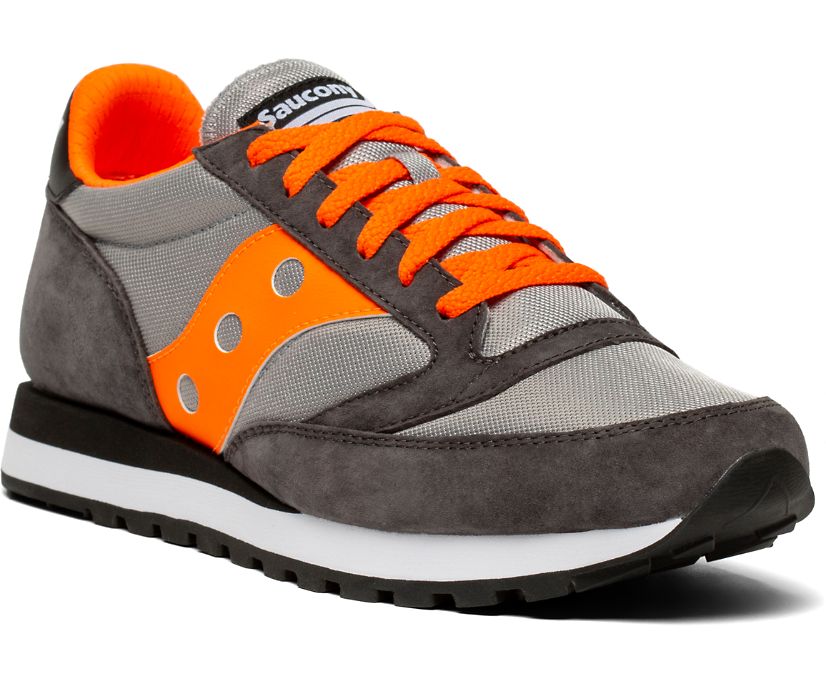 Grey / Orange / White Women's Saucony Jazz 81 Originals | MNDYX7319