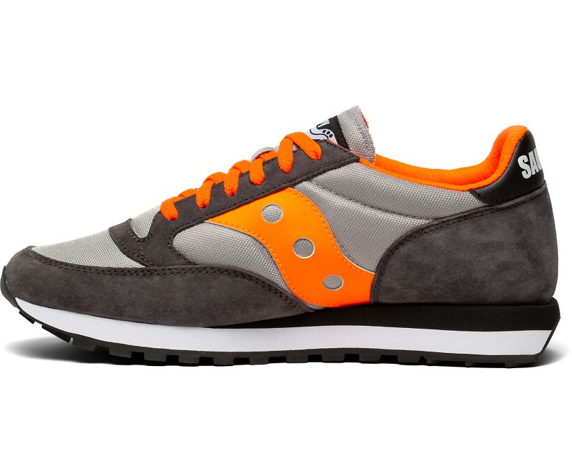 Grey / Orange / White Women's Saucony Jazz 81 Originals | MNDYX7319