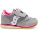 Grey / Pink Kids' Saucony Baby Jazz Hook & Loop Sneakers | ATPDU5817