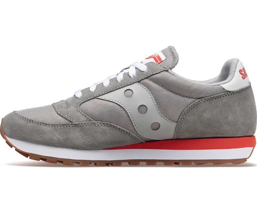 Grey / Red Women's Saucony Jazz 81 Originals | EDABT6382