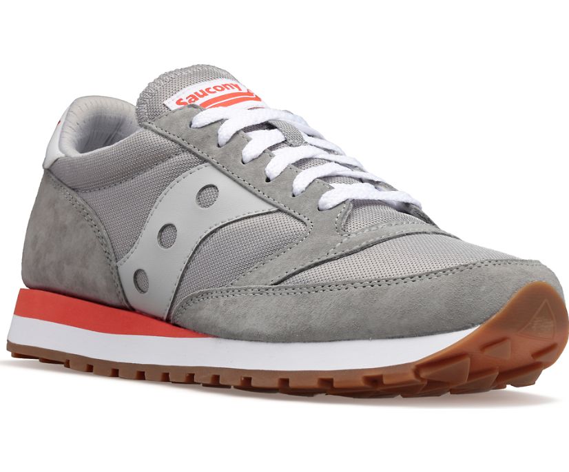 Grey / Red Women's Saucony Jazz 81 Originals | EDABT6382