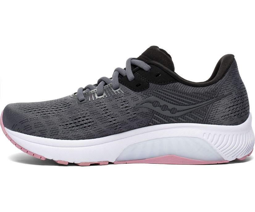 Grey / Rose Women's Saucony Guide 14 Running Shoes | OPWRV4581