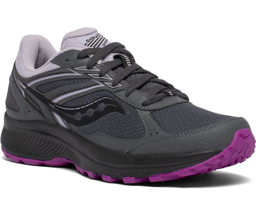 Grey Women's Saucony Cohesion Tr14 Trail Running Shoes | ZUYPF4169