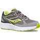 Grey / Yellow Kids' Saucony Cohesion 14 Lace Sneakers | EBAIT9843