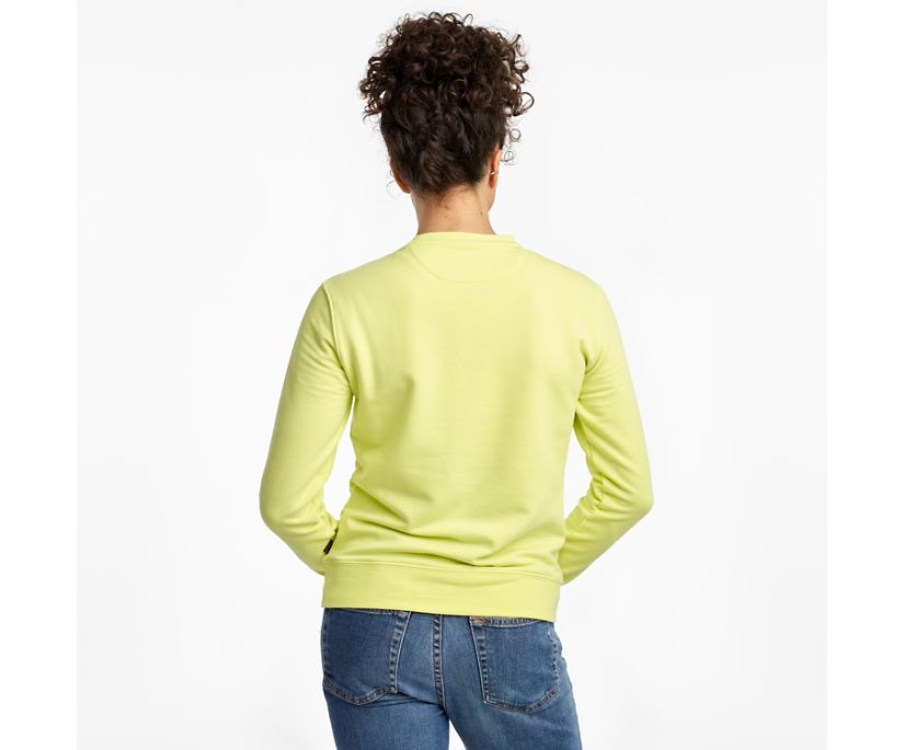 Light Green Women's Saucony Rested Crewneck Shirts | ROFGL8142