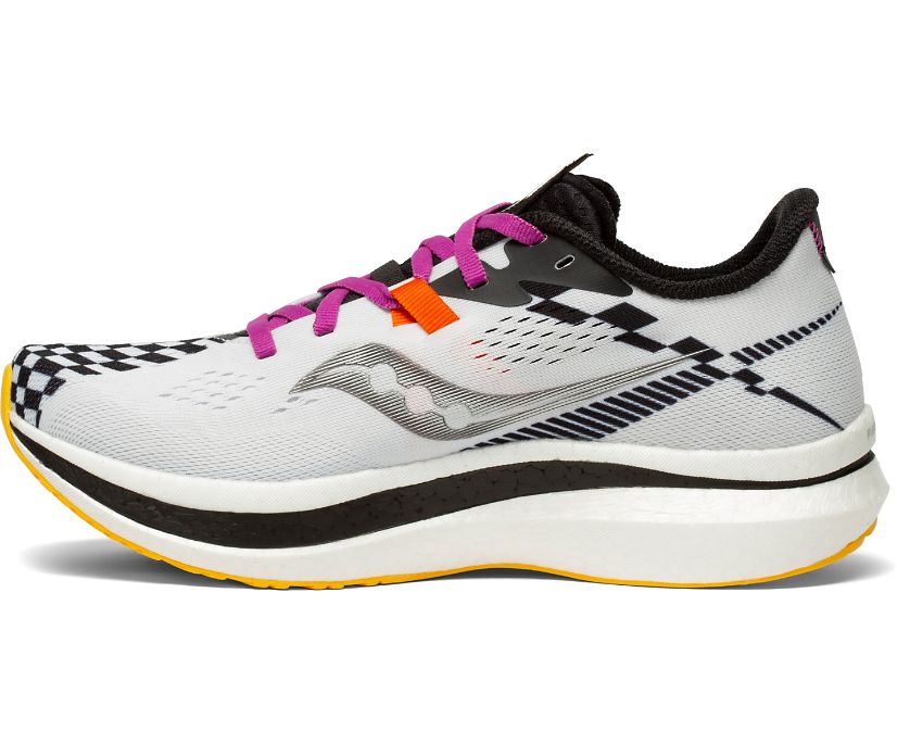 Light Grey / Black Women's Saucony Endorphin Pro 2 Running Shoes | ETAJQ7549