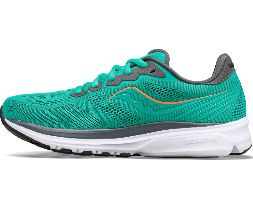 Mint Women's Saucony Ride 14 Running Shoes | QYIHC4192