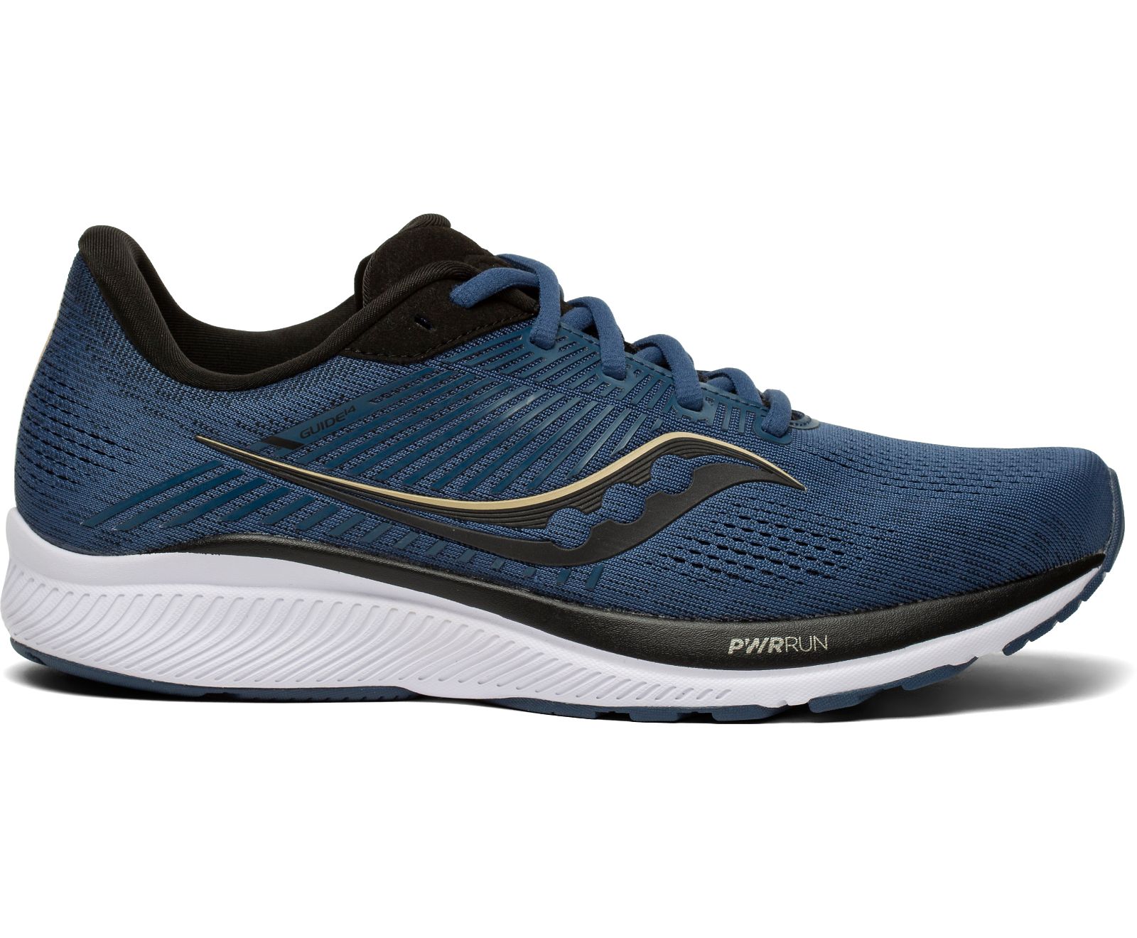 Navy / Black Men\'s Saucony Guide 14 Running Shoes | VAXTH7820