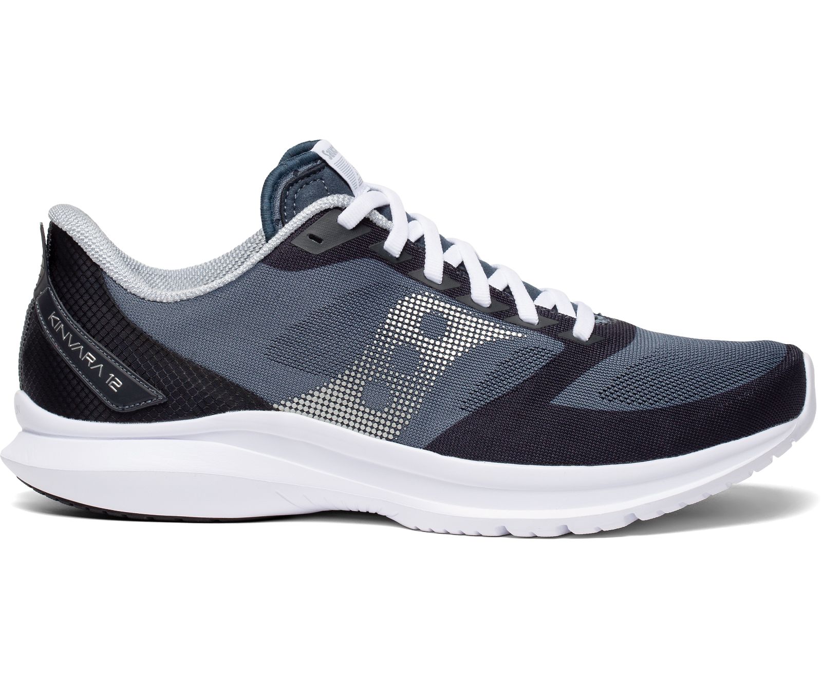 Navy / Black Men\'s Saucony Kinvara 12 Running Shoes | DBIUJ0183