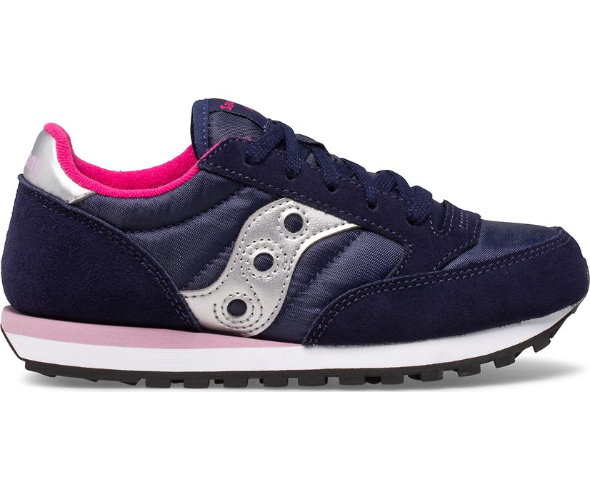 Navy / Pink Kids' Saucony Jazz Original Sneakers | YLIBJ2469