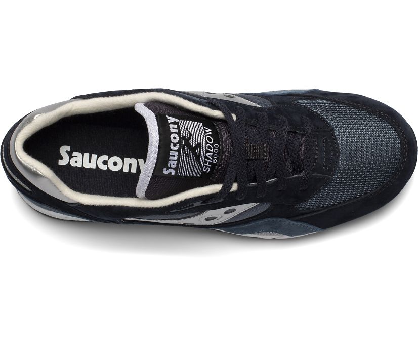 Navy / Silver Women's Saucony Shadow 6000 Originals | XKNIJ6891