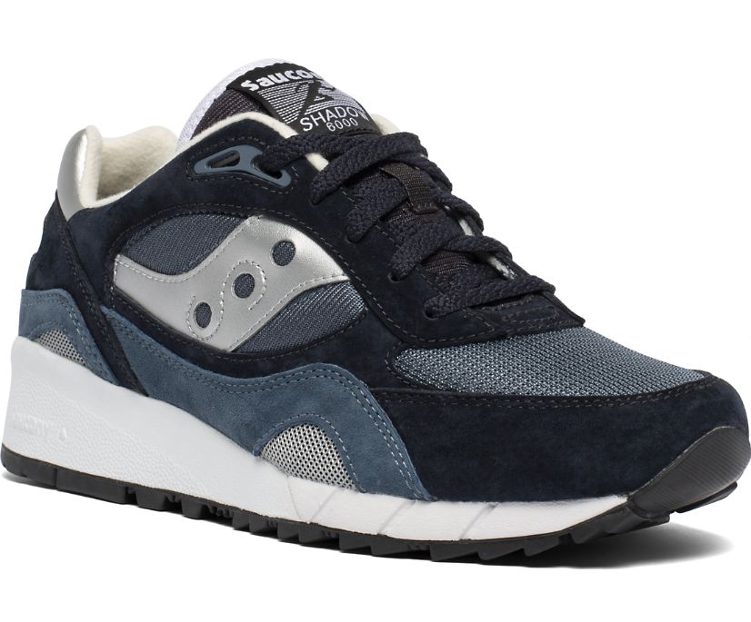 Navy / Silver Women's Saucony Shadow 6000 Originals | XKNIJ6891