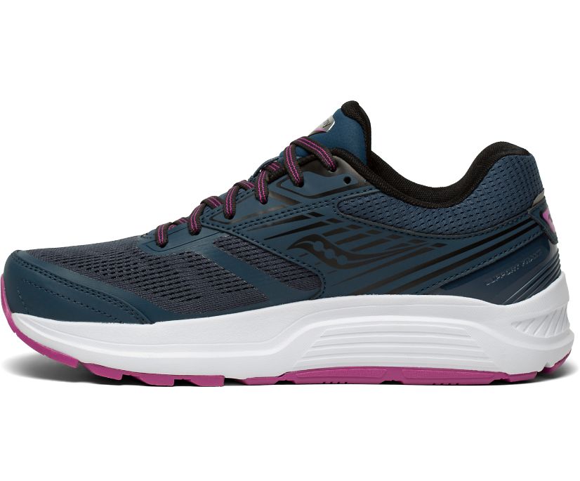 Navy Women's Saucony Echelon 8 Running Shoes | FPIRL5032