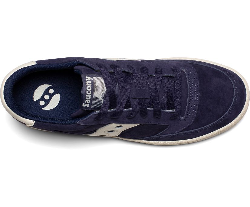 Navy Women's Saucony Jazz Court Nubuck Originals | PMVOL9601