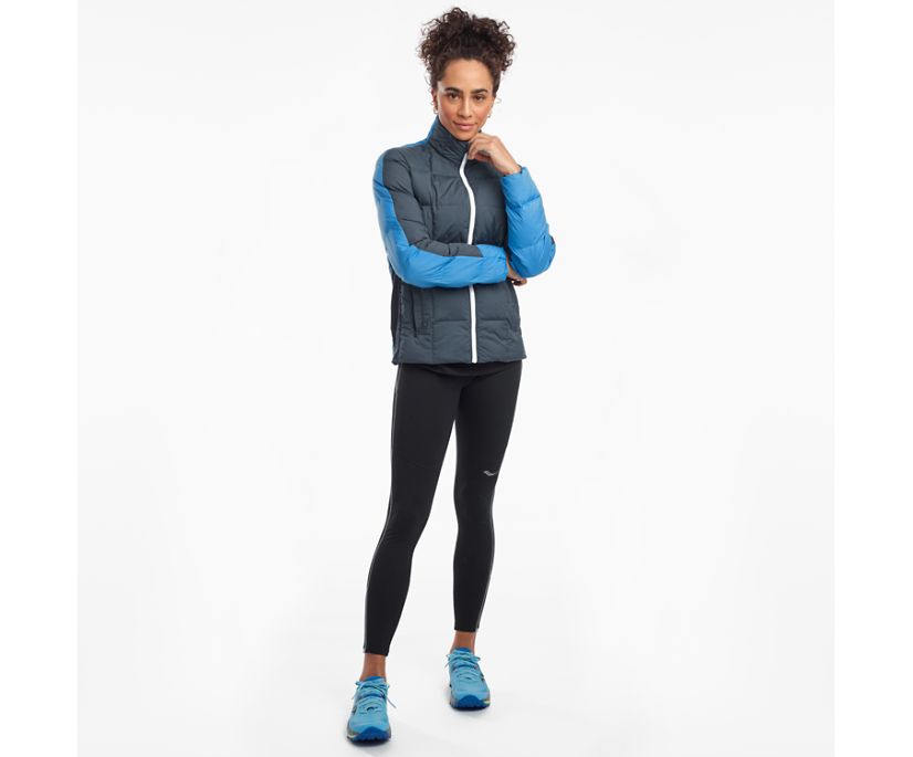 Navy Women's Saucony Snowdrift 2.0 Jackets | DMOGN0854