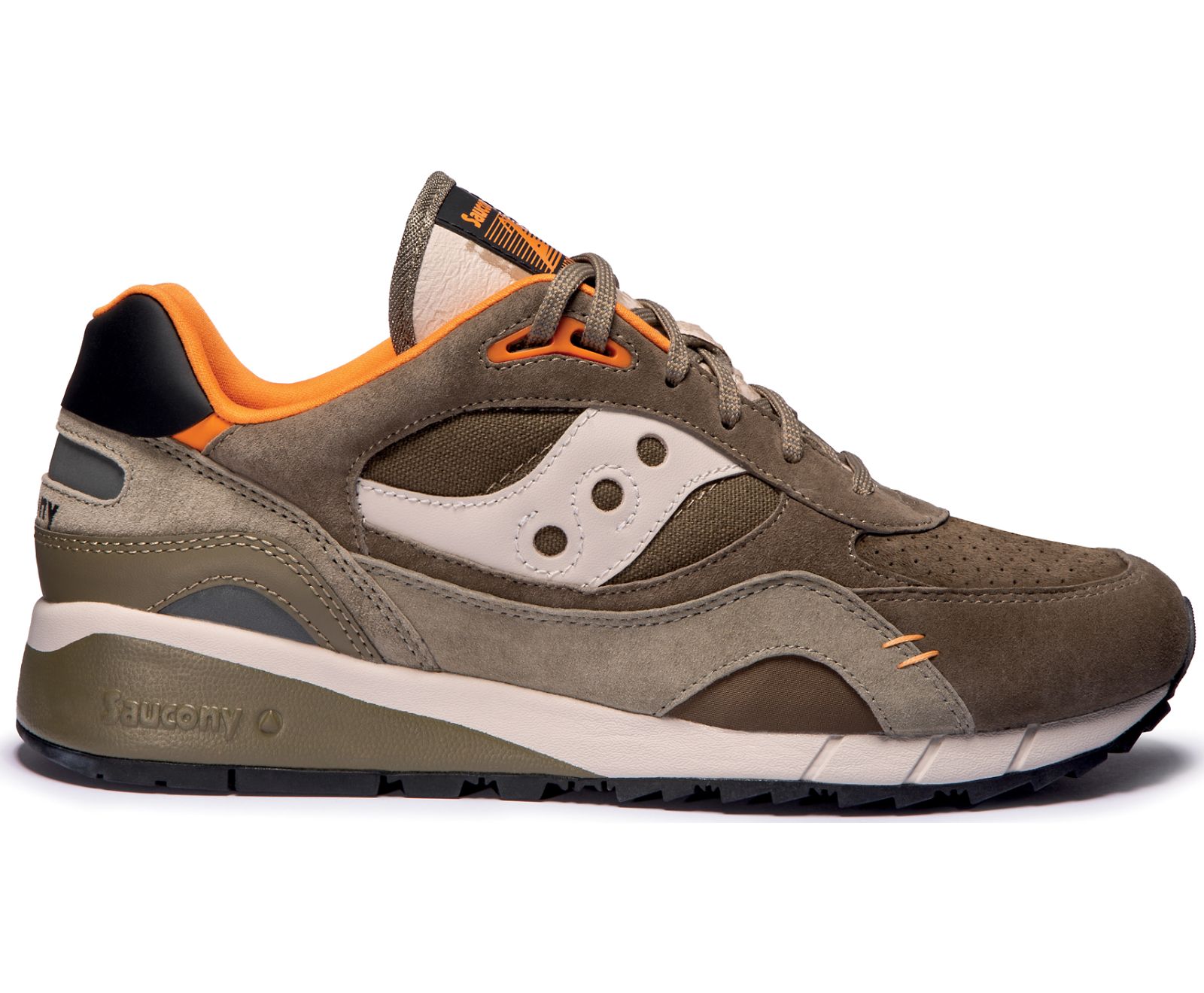 Olive / Orange Men\'s Saucony Shadow 6000 Destination Unknown Originals | YRSWB2469