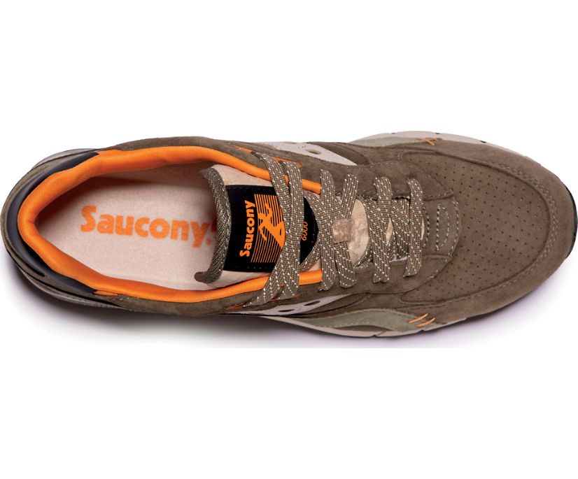 Olive / Orange Women's Saucony Shadow 6000 Destination Unknown Originals | BHIKT7938