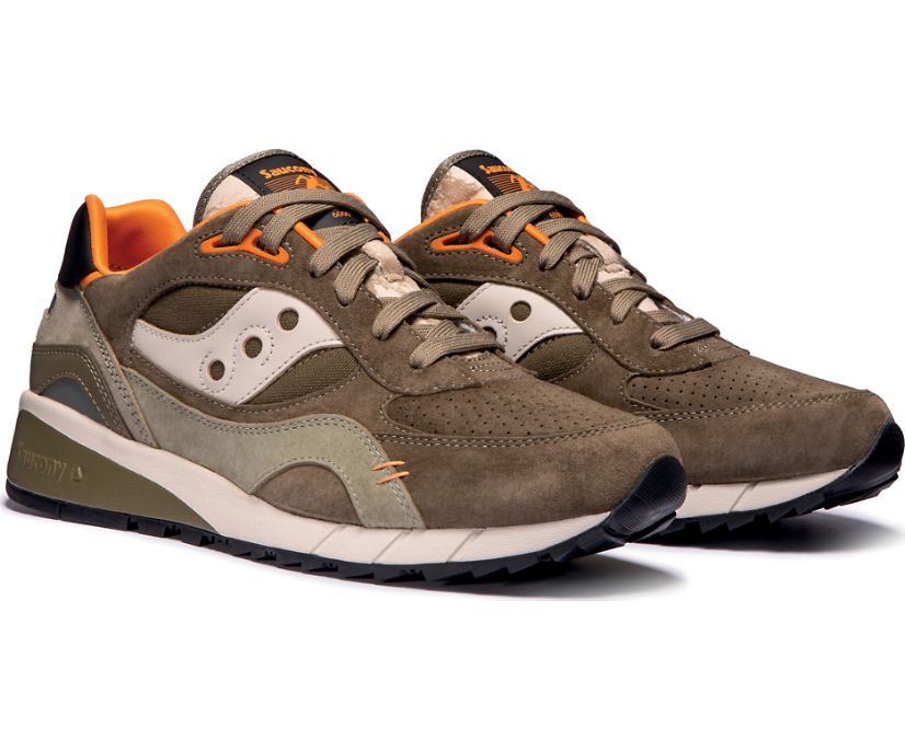 Olive / Orange Women's Saucony Shadow 6000 Destination Unknown Originals | BHIKT7938