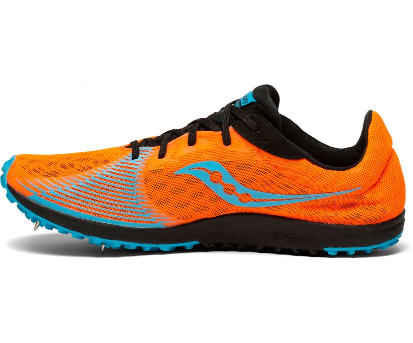 Orange / Blue Women's Saucony Kilkenny Xc9 Spike Running Shoes | SQIDG4518