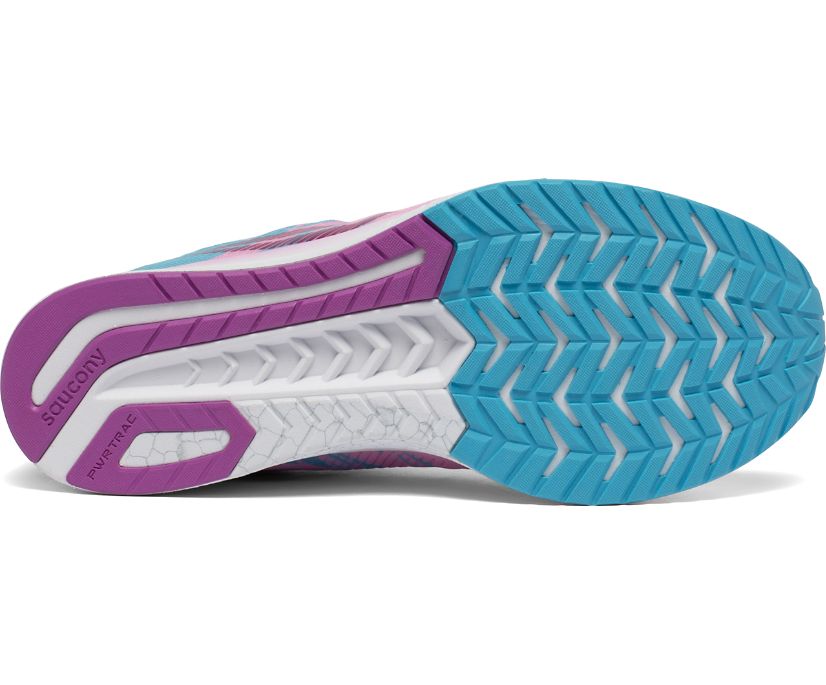 Pink / Blue / Orange Women's Saucony Fastwitch 9 Running Shoes | SMAJU4253