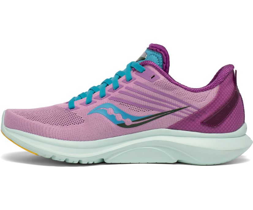 Pink / Blue Women's Saucony Kinvara 12 Running Shoes | TSCRB2754