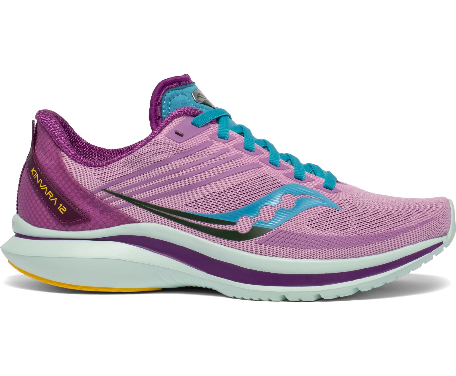 Pink / Blue Women\'s Saucony Kinvara 12 Running Shoes | TSCRB2754